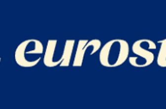 Eurostar logo for train ticket services