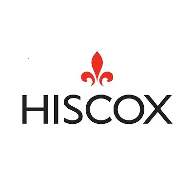 Hiscox Tradesman Insurance logo, a trusted UK provider.