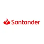 Santander Savings Account mobile app showing easy access features, funds balance, and interest tracking