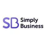 Simply Business Tradesman Insurance logo, a trusted UK provider.