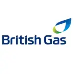 British Gas Electricity logo, UK.