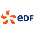 EDF Energy Electricity logo, UK.