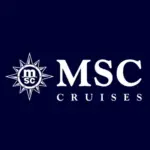 MSC Cruises ship (e.g., MSC Virtuosa) with families enjoying pools and kids' clubs onboard, highlighting modern amenities