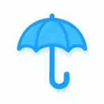 Blue 3D-style umbrella icon with white background, representing the parent insurance category on Compare100.com